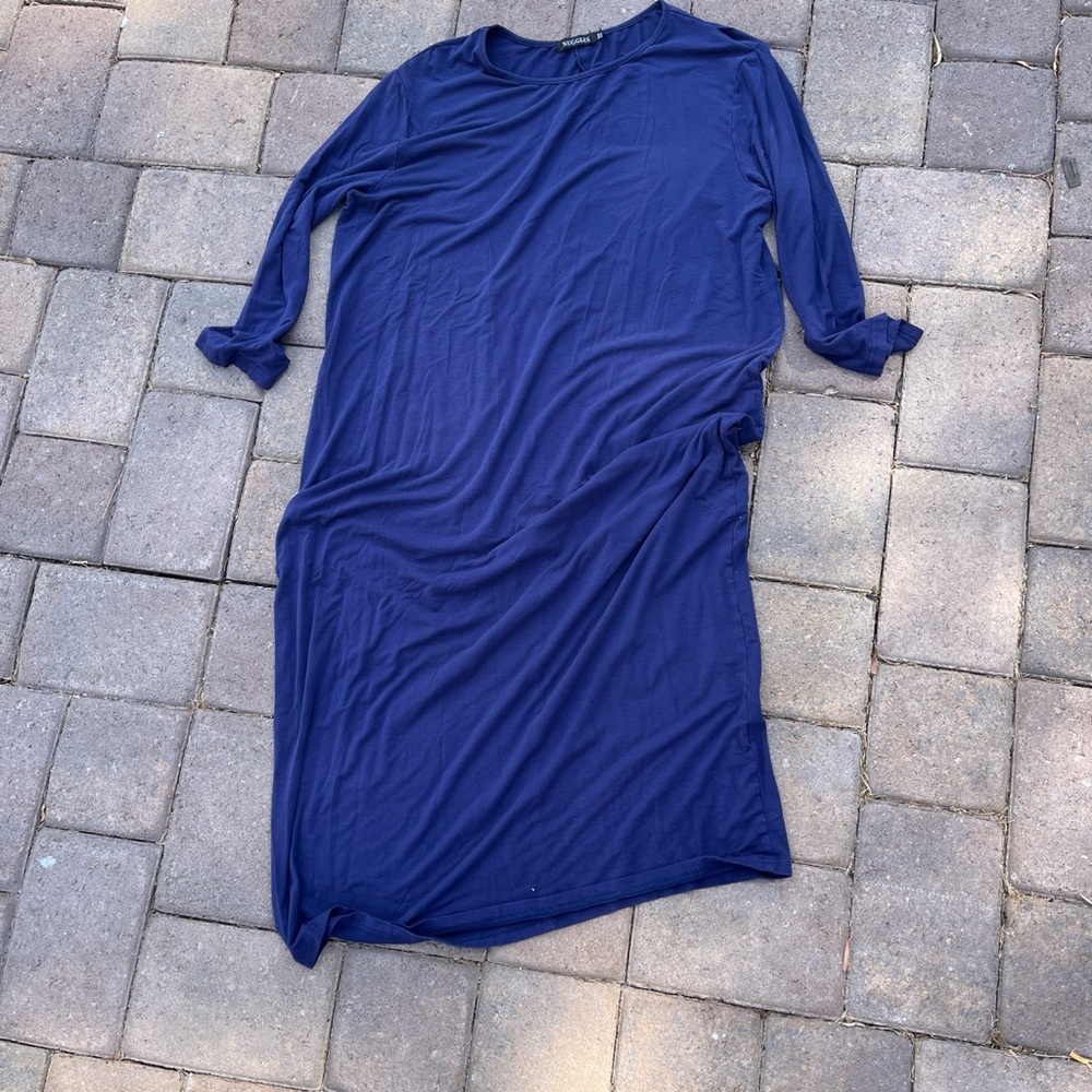 Nuggles Simple Navy Dress